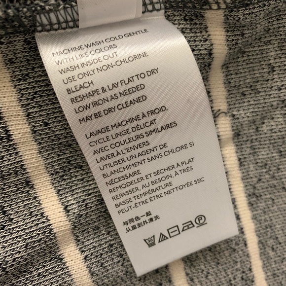 Anthropologie Striped Textured Sweatshirt - Picture 8 of 9